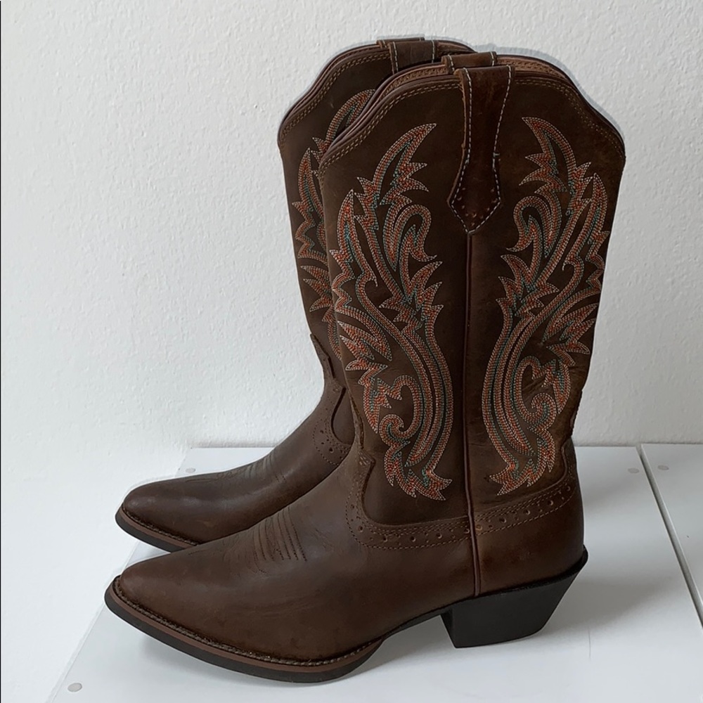 New Brown Brazos Cowboy Boots